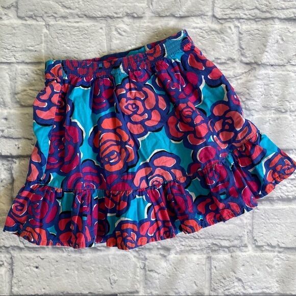 Lilly Pulitzer Floral Print Little Girls Skirt Size 2 - Picture 3 of 4